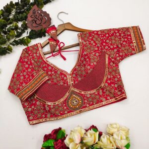 Royal Maroon Dream Bridal Blouse