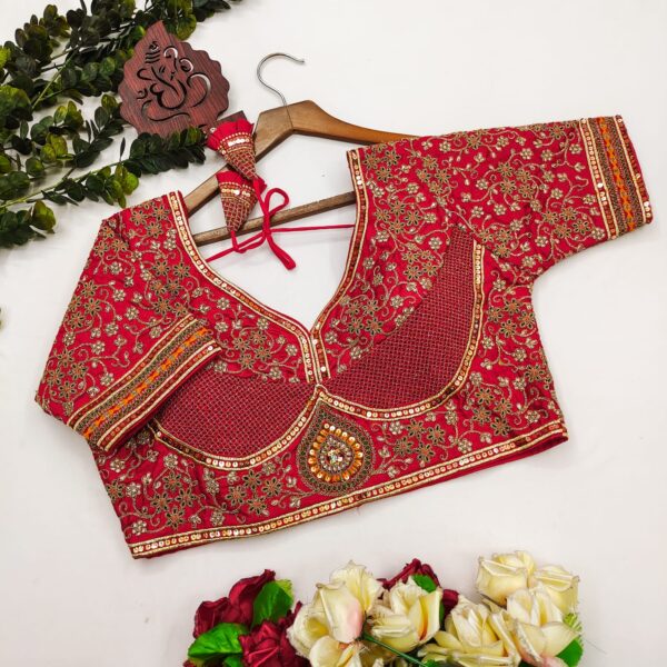 Royal Maroon Dream Bridal Blouse