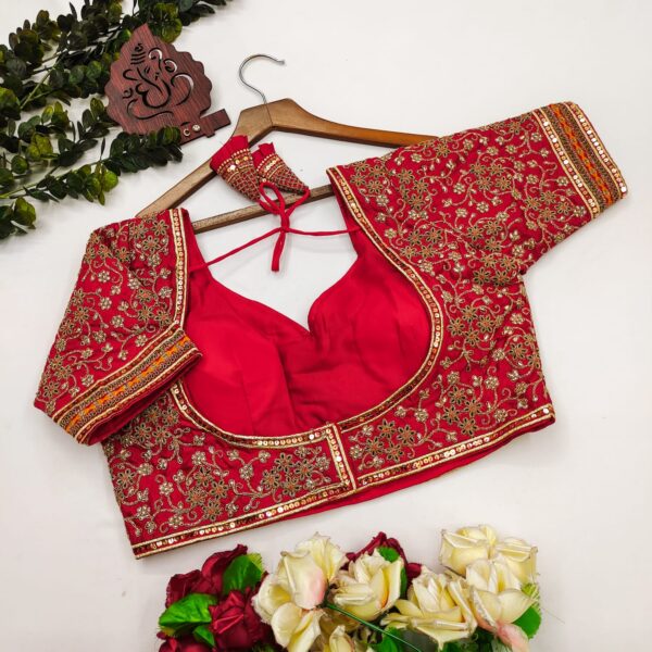Noir Elegance Bridal Blouse