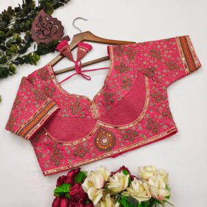 Fuchsia Blossom Bridal Blouse