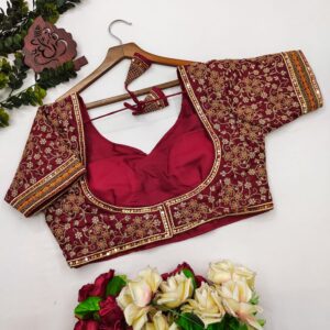 Fiery Elegance Bridal Blouse