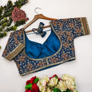 Azure Majesty Bridal Blouse