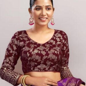 Dola Silk Floral Blouse - Image 3
