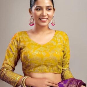 Dola Silk Floral Blouse - Image 2
