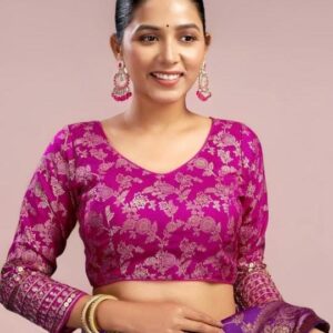 Dola Silk Floral Blouse - Image 8