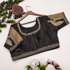 Midnight Cocoa Bridal Blouse - Image 2