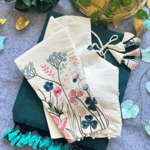 HK29 Designer Khadi Cotton Blouse