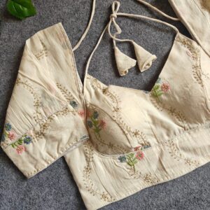 Women's Pure Khadi Cotton Blouse - Image 2
