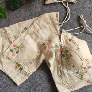 Women's Pure Khadi Cotton Blouse - Image 3