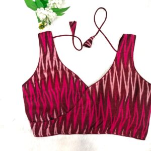 Ekt Cotton Bhaglpuri Silk Blouse - Image 5