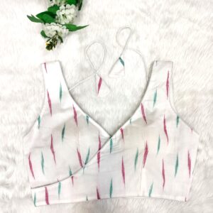 Ekt Cotton Bhaglpuri Silk Blouse - Image 6