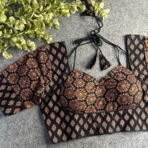 Pure Ajrk Cotton Elbow Sleeve Blouse - Image 6