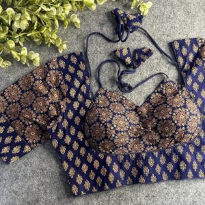 Pure Ajrk Cotton Elbow Sleeve Blouse - Image 5
