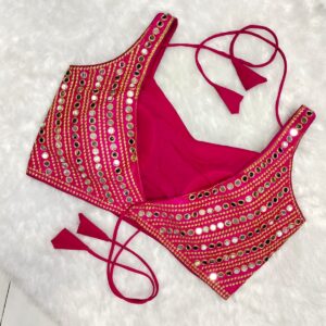 Premium Mirror Work Blouse - Image 8