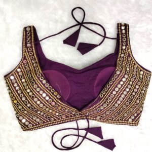 Premium Mirror Work Blouse - Image 7
