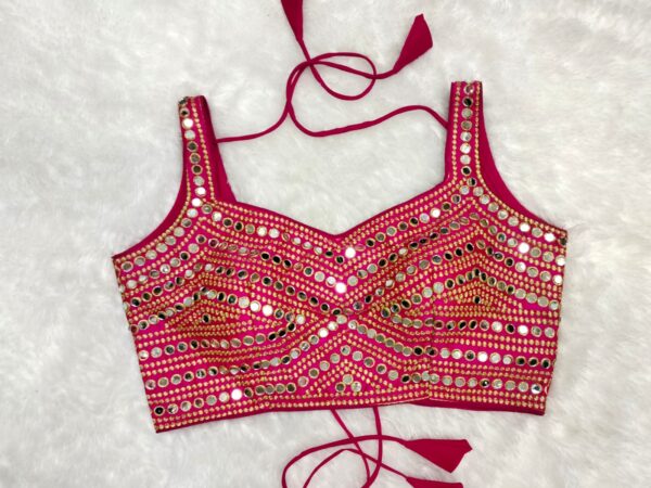 Premium Mirror Work Blouse