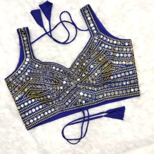 Premium Mirror Work Blouse - Image 6