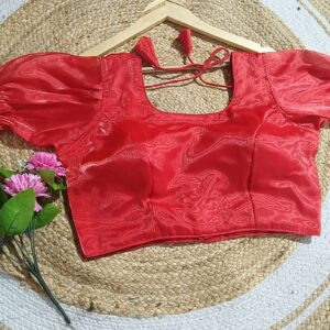 Fuchsia Zimichu Puff Sleeve Blouse - Image 3